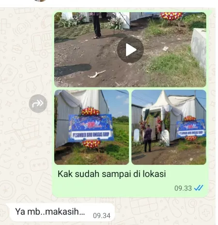 Pengiriman Karangan Bunga Batangan