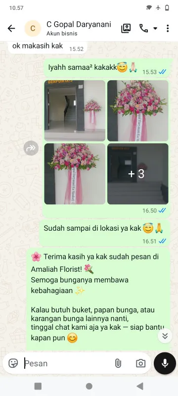 Pengiriman Karangan Bunga Batangan